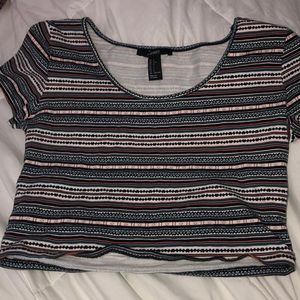 Cropped forever 21 shirt